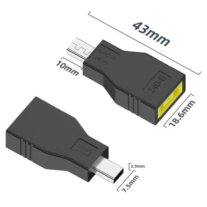 240W Laptop Charging Adapter(Lenovo Square Port to ASUS Square Port) - For Asus by buy2fix | Online Shopping UK | buy2fix