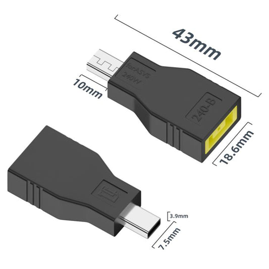240W Laptop Charging Adapter(Lenovo Square Port to ASUS Square Port) - For Asus by buy2fix | Online Shopping UK | buy2fix