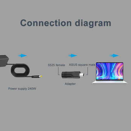 240W Laptop Charging Adapter(4.5x0.6mm to ASUS Square Port) - For Asus by buy2fix | Online Shopping UK | buy2fix