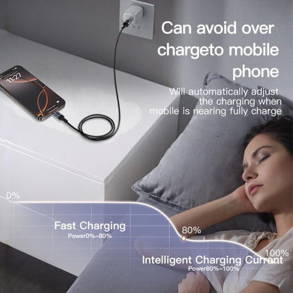 Yesido CA181 PD60W 3A USB-C / Type-C to USB-C / Type-C Charging Data Cable, Length: 1.2m(Black) - USB-C & Type-C Cable by Yesido | Online Shopping UK | buy2fix