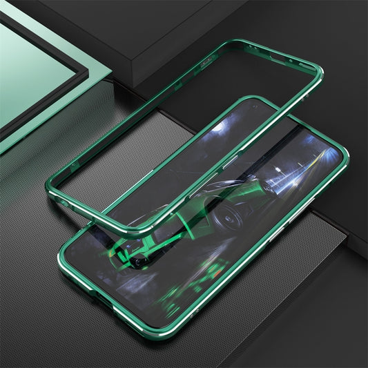 For Huawei Honor 30S Aluminum Alloy Shockproof Protective Bumper Frame(Green) - Honor Cases by buy2fix | Online Shopping UK | buy2fix