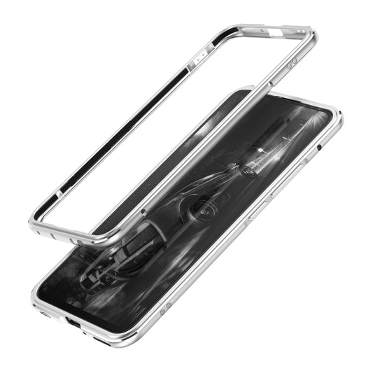 For Huawei Nova 7 Aluminum Alloy Shockproof Protective Bumper Frame(Silver) - Huawei Cases by buy2fix | Online Shopping UK | buy2fix