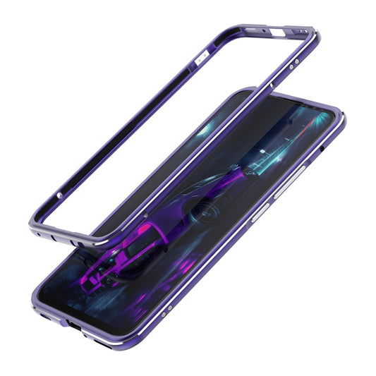 For Huawei Nova 7 Aluminum Alloy Shockproof Protective Bumper Frame(Purple) - Huawei Cases by buy2fix | Online Shopping UK | buy2fix