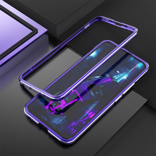 For Huawei Nova 7 Aluminum Alloy Shockproof Protective Bumper Frame(Purple) - Huawei Cases by buy2fix | Online Shopping UK | buy2fix