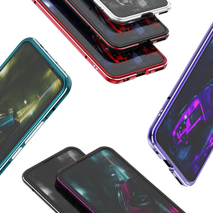 For Huawei Nova 7 Aluminum Alloy Shockproof Protective Bumper Frame(Purple) - Huawei Cases by buy2fix | Online Shopping UK | buy2fix