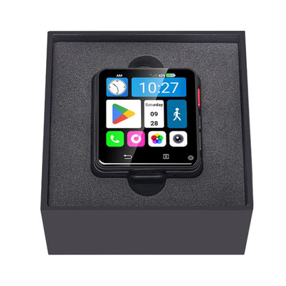 UNIWA DM180, 3GB+32GB, 2.64 inch Android 11 Smart Watch Phone, MT6739 Quad Core, Network: 4G(Black) - Android Watch by UNIWA | Online Shopping UK | buy2fix
