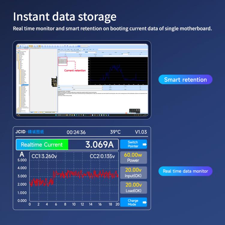JCID iBooter Surface Current Analyzer for Surface Series - Test Tools by JCID | Online Shopping UK | buy2fix