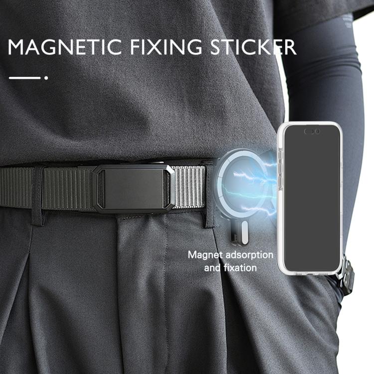 Magnetic Clip Phone Holder Belt Clip Bracket(Black) - Ring Holder by buy2fix | Online Shopping UK | buy2fix