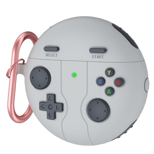 For Huawei Freebuds 4 / 4e Retro Game Console Style Silicone Earbuds Case(Light Grey)