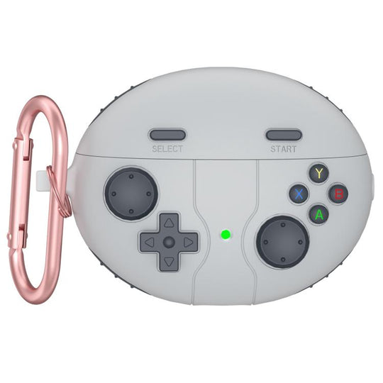 For Huawei Freebuds 5i / 6i Retro Game Console Style Silicone Earbuds Case(Light Grey)