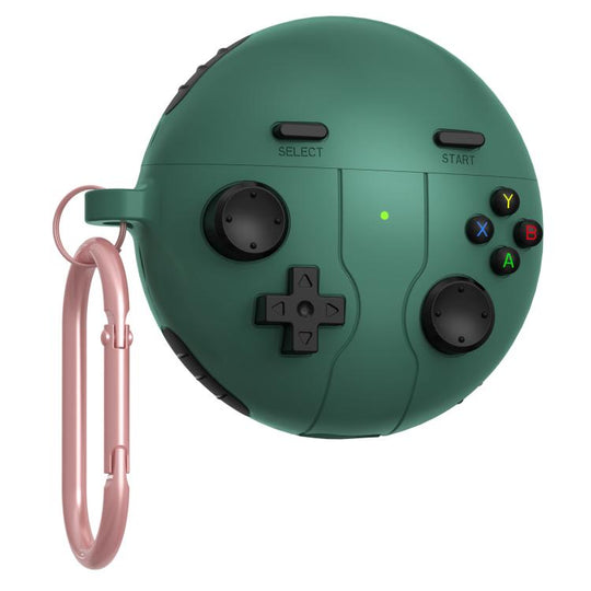 For Huawei Freebuds 7i Retro Game Console Style Silicone Earbuds Case(Pine Green)
