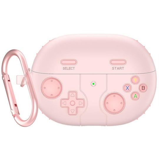 For Huawei Freebuds Pro 3 / Pro 4 Retro Game Console Style Silicone Earbuds Case(Pink)