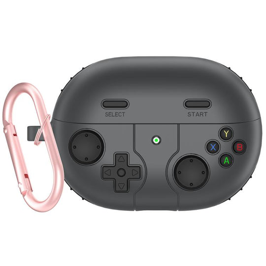 For Huawei Freebuds Pro 3 / Pro 4 Retro Game Console Style Silicone Earbuds Case(Dark Grey)