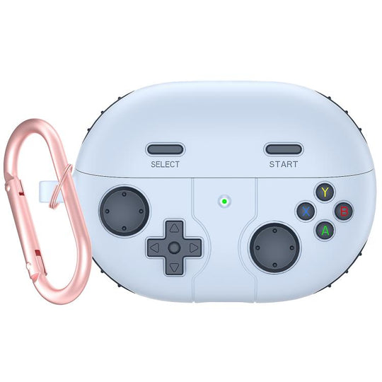 For Huawei Freebuds Pro 3 / Pro 4 Retro Game Console Style Silicone Earbuds Case(Blue)