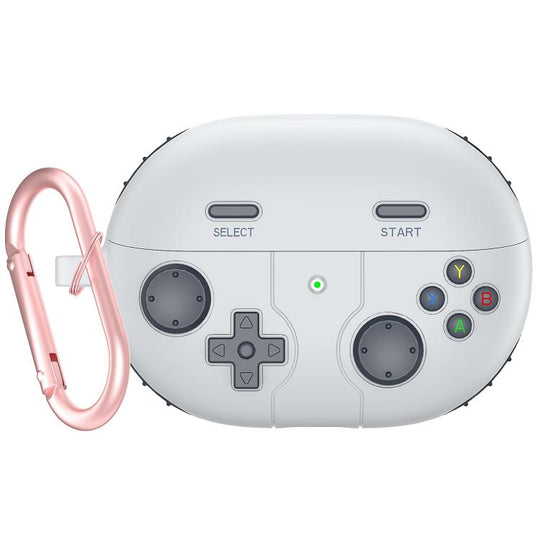For Huawei Freebuds Pro 3 / Pro 4 Retro Game Console Style Silicone Earbuds Case(Light Grey)