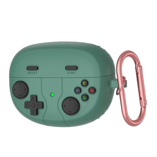 For Bose Ultra Open Earbuds Retro Game Console Style Silicone Earbuds Case(Green)