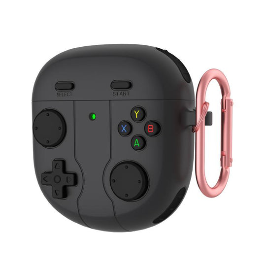 For Bose QuietComfort Earbuds II Retro Game Console Style Silicone Earbuds Case(Dark Grey)