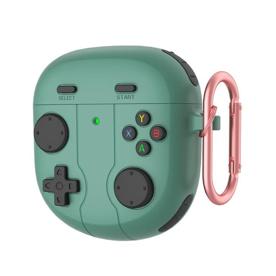 For Bose QuietComfort Earbuds II Retro Game Console Style Silicone Earbuds Case(Green)