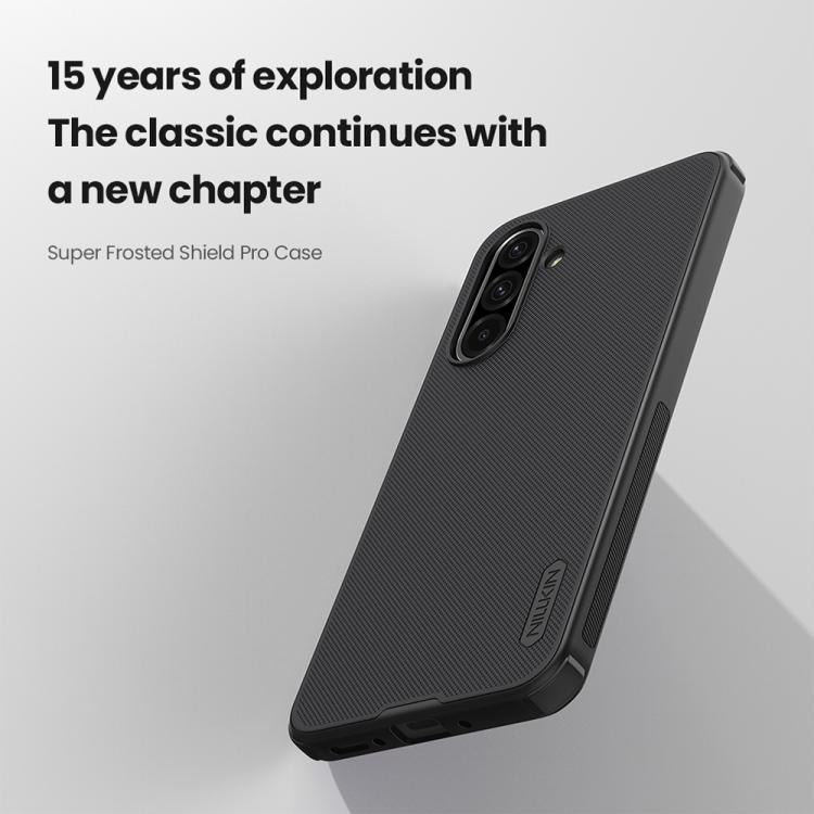 For Samsung Galaxy A26 5G NILLKIN Super Frosted Shield Pro PC + TPU Phone Case(Black) - Galaxy Phone Cases by NILLKIN | Online Shopping UK | buy2fix