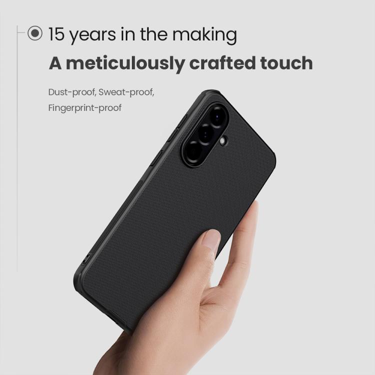 For Samsung Galaxy A56 5G NILLKIN Super Frosted Shield Pro PC + TPU Phone Case(Black) - Galaxy Phone Cases by NILLKIN | Online Shopping UK | buy2fix