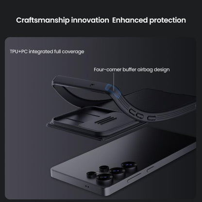 For Samsung Galaxy S25 Ultra 5G NILLKIN CamShield Pro Magnetic PC Phone Case(Black) - Galaxy S25 Ultra 5G Cases by NILLKIN | Online Shopping UK | buy2fix