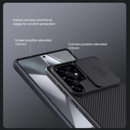 For Samsung Galaxy S25 Ultra 5G NILLKIN CamShield Pro Magnetic PC Phone Case(Black) - Galaxy S25 Ultra 5G Cases by NILLKIN | Online Shopping UK | buy2fix