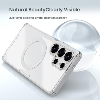 For Samsung Galaxy S25 Ultra 5G NILLKIN Ultra Clear Magsafe PC + TPU Phone Case(Transparent) - Galaxy S25 Ultra 5G Cases by NILLKIN | Online Shopping UK | buy2fix