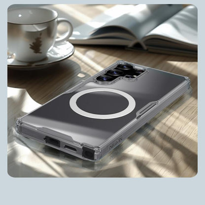 For Samsung Galaxy S25 Ultra 5G NILLKIN Ultra Clear Magsafe PC + TPU Phone Case(Transparent) - Galaxy S25 Ultra 5G Cases by NILLKIN | Online Shopping UK | buy2fix