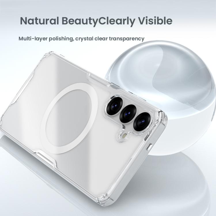 For Samsung Galaxy S25 5G NILLKIN Ultra Clear Magsafe PC + TPU Phone Case(Transparent) - Galaxy S25 5G Cases by NILLKIN | Online Shopping UK | buy2fix