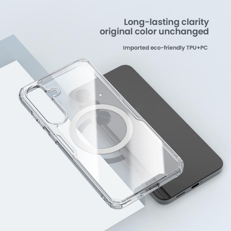 For Samsung Galaxy S25 5G NILLKIN Ultra Clear Magsafe PC + TPU Phone Case(Transparent) - Galaxy S25 5G Cases by NILLKIN | Online Shopping UK | buy2fix