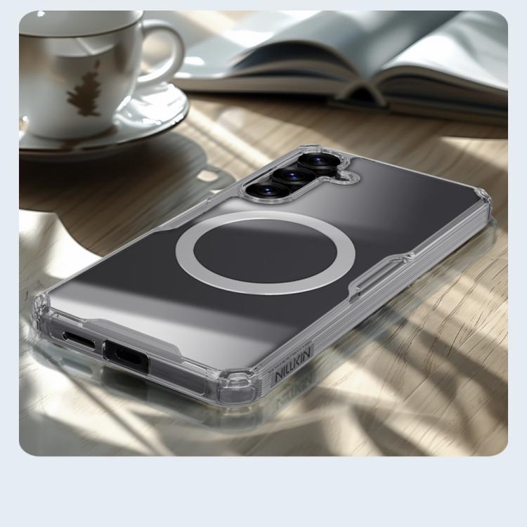 For Samsung Galaxy S25 5G NILLKIN Ultra Clear Magsafe PC + TPU Phone Case(Transparent) - Galaxy S25 5G Cases by NILLKIN | Online Shopping UK | buy2fix