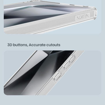 For Samsung Galaxy S25 Ultra 5G NILLKIN PC + TPU Phone Case(Transparent) - Galaxy S25 Ultra 5G Cases by NILLKIN | Online Shopping UK | buy2fix