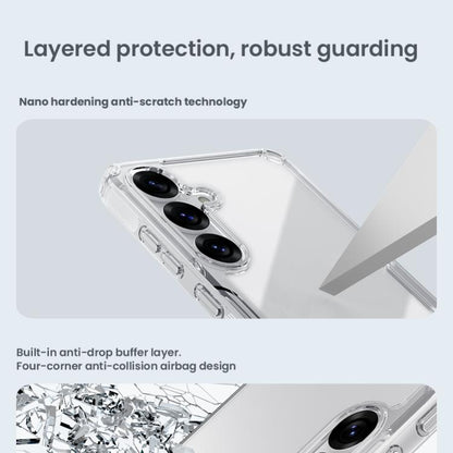 For Samsung Galaxy S25 5G NILLKIN PC + TPU Phone Case(Transparent) - Galaxy S25 5G Cases by NILLKIN | Online Shopping UK | buy2fix
