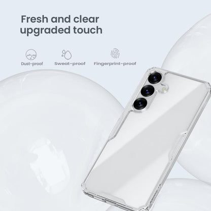 For Samsung Galaxy S25 5G NILLKIN PC + TPU Phone Case(Transparent) - Galaxy S25 5G Cases by NILLKIN | Online Shopping UK | buy2fix