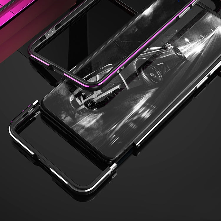 For Huawei P40 Aluminum Alloy Shockproof Protective Bumper Frame(Black Red) - Huawei Cases by buy2fix | Online Shopping UK | buy2fix