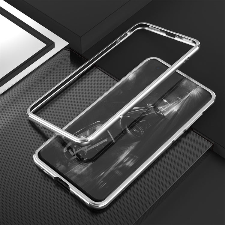 For Huawei P40 Aluminum Alloy Shockproof Protective Bumper Frame(Silver) - Huawei Cases by buy2fix | Online Shopping UK | buy2fix
