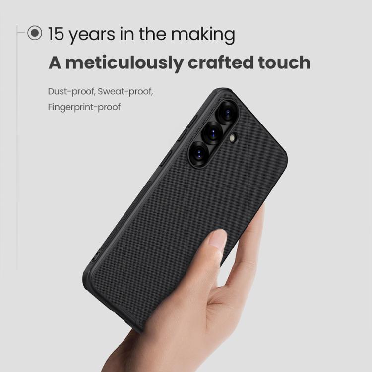 For Samsung Galaxy S25 5G NILLKIN Frosted Shield Pro Magnetic Phone Case(Black) - Galaxy S25 5G Cases by NILLKIN | Online Shopping UK | buy2fix