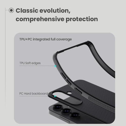 For Samsung Galaxy S25 5G NILLKIN Frosted Shield Pro Magnetic Phone Case(Black) - Galaxy S25 5G Cases by NILLKIN | Online Shopping UK | buy2fix