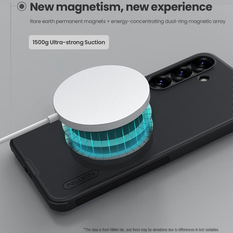 For Samsung Galaxy S25 5G NILLKIN Frosted Shield Pro Magnetic Phone Case(Black) - Galaxy S25 5G Cases by NILLKIN | Online Shopping UK | buy2fix