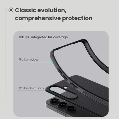 For Samsung Galaxy S25+ 5G NILLKIN Frosted Shield Pro Magnetic Phone Case(Black) - Galaxy S25+ 5G Cases by NILLKIN | Online Shopping UK | buy2fix
