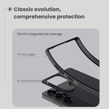 For Samsung Galaxy S25 Ultra 5G NILLKIN Frosted Shield Pro PC + TPU Phone Case(Black) - Galaxy S25 Ultra 5G Cases by NILLKIN | Online Shopping UK | buy2fix