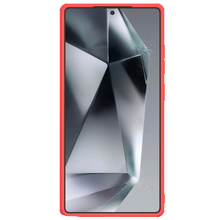 For Samsung Galaxy S25 Ultra 5G NILLKIN Frosted Shield Pro PC + TPU Phone Case(Red) - Galaxy S25 Ultra 5G Cases by NILLKIN | Online Shopping UK | buy2fix