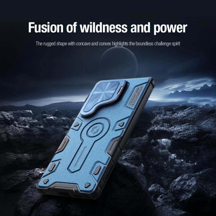 For Samsung Galaxy S25 Ultra 5G NILLKIN Black Rhino Prop MagSafe Magnetic PC Phone Case(Black) - Galaxy S25 Ultra 5G Cases by NILLKIN | Online Shopping UK | buy2fix