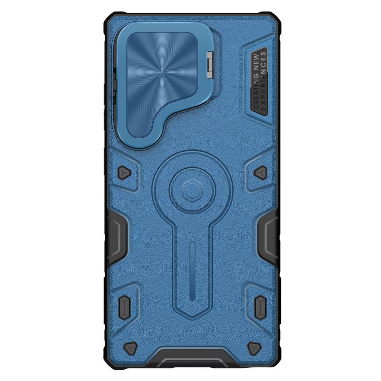 For Samsung Galaxy S25 Ultra 5G NILLKIN Black Rhino Prop MagSafe Magnetic PC Phone Case(Blue) - Galaxy S25 Ultra 5G Cases by NILLKIN | Online Shopping UK | buy2fix