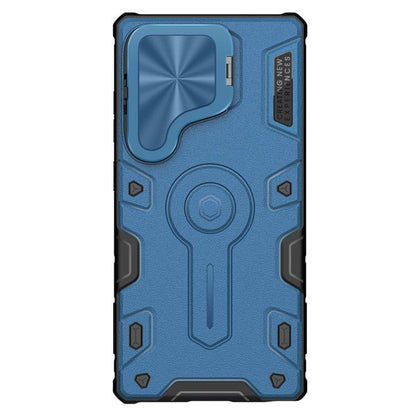 For Samsung Galaxy S25 Ultra 5G NILLKIN Black Rhino Prop MagSafe Magnetic PC Phone Case(Blue) - Galaxy S25 Ultra 5G Cases by NILLKIN | Online Shopping UK | buy2fix