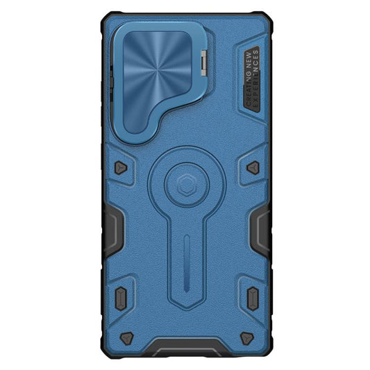 For Samsung Galaxy S25 Ultra 5G NILLKIN Black Rhino Prop MagSafe Magnetic PC Phone Case(Blue) - Galaxy S25 Ultra 5G Cases by NILLKIN | Online Shopping UK | buy2fix