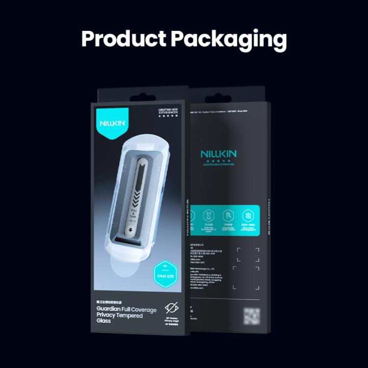 For Samsung Galaxy S25 5G NILLKIN Guardian Full Coverage Privacy Tempered Glass Film - Galaxy S25 5G Tempered Glass by NILLKIN | Online Shopping UK | buy2fix