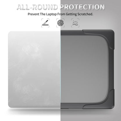 For Microsoft Surface Laptop 7 TPU + PC Two-color Anti-fall Laptop Protective Case(Grey) - Other by buy2fix | Online Shopping UK | buy2fix