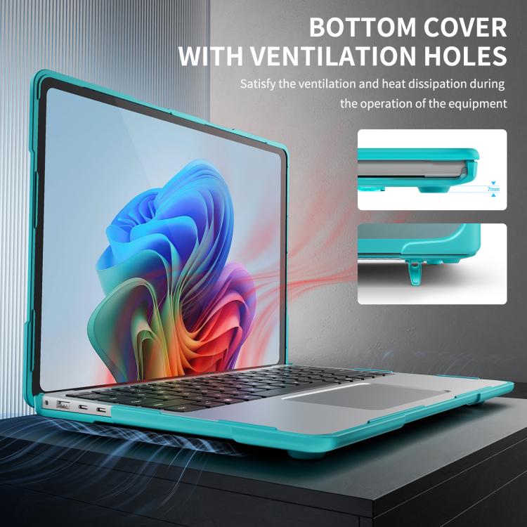 For Microsoft Surface Laptop 7 13.8 inch TPU + PC Two-color Anti-fall Laptop Protective Case(Light Blue) - Other by buy2fix | Online Shopping UK | buy2fix