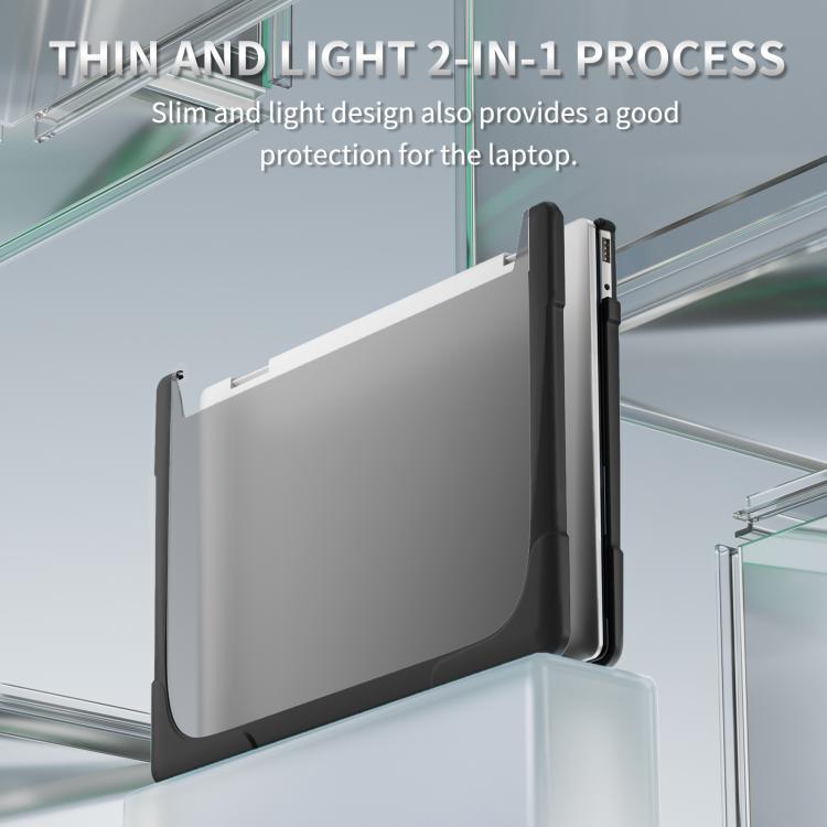 For HP ENVY X360-14 2024 TPU + PC Two-color Anti-fall Laptop Protective Case(Black) - Other by buy2fix | Online Shopping UK | buy2fix